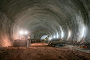  Für den Tunnelbau kommen Dyckerhoff Transportbetone der Druckfestigkeitsklassen C 25/30 bis C 35/45 zum Einsatz. 
