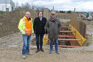  Haben schon einige Projekte zusammen gemeistert: Bauführer Andreas Iks, Martin Echelmeyer und Ingo Schachtschneider (von links).  