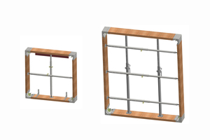  Der Hersteller bietet komplette Sets für Fenster und Türen in verschiedenen Größen an. 