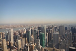  New York sollte man unbedingt einmal besuchen - hier ein Blick vom Empire State Building 